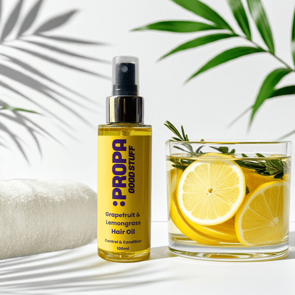 Grapefruit & Lemongrass Hair Oil - Propa Good Stuff