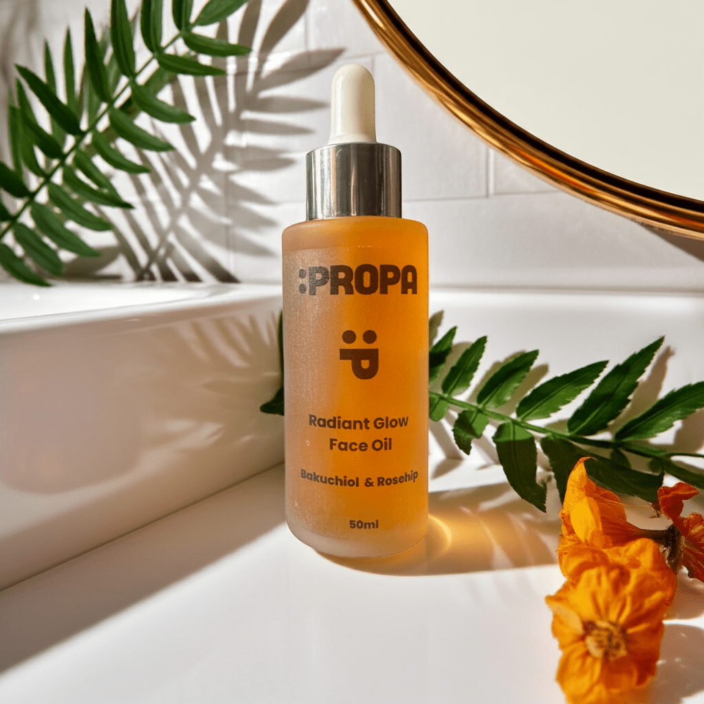 A nutrient-rich blend of botanical oils to restore radiance and support healthy skin.  - Propa Skincare