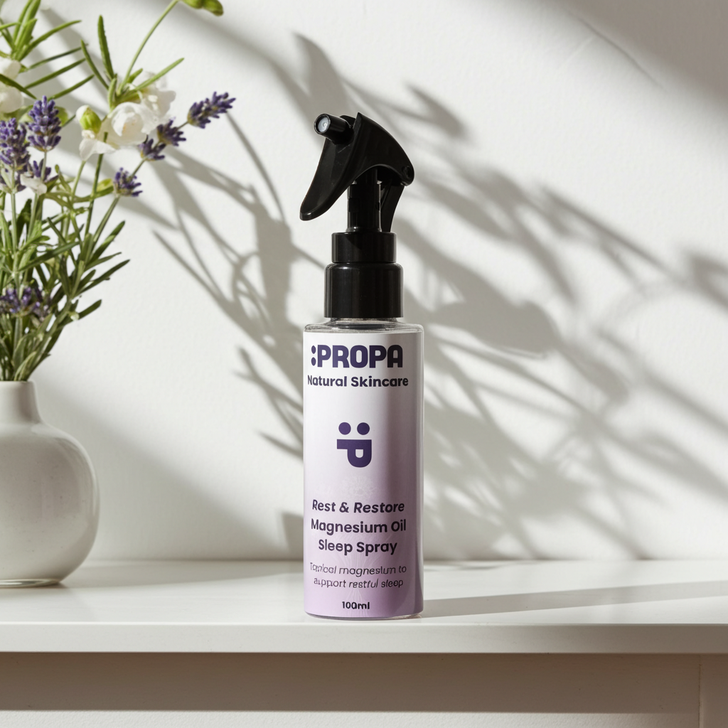 Rest & restore magnesium sleep spray | Propa Skincare