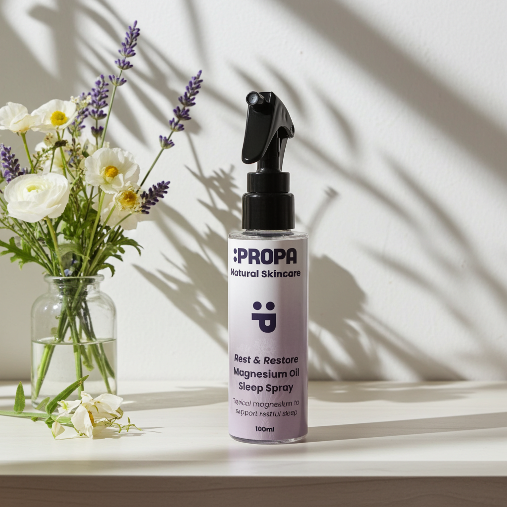 Rest & restore magnesium sleep spray | Propa Skincare